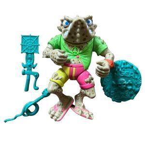 Teenage Mutant Ninja Turtles Napoleon Bonafrog 1990 Action Figure & Acc.